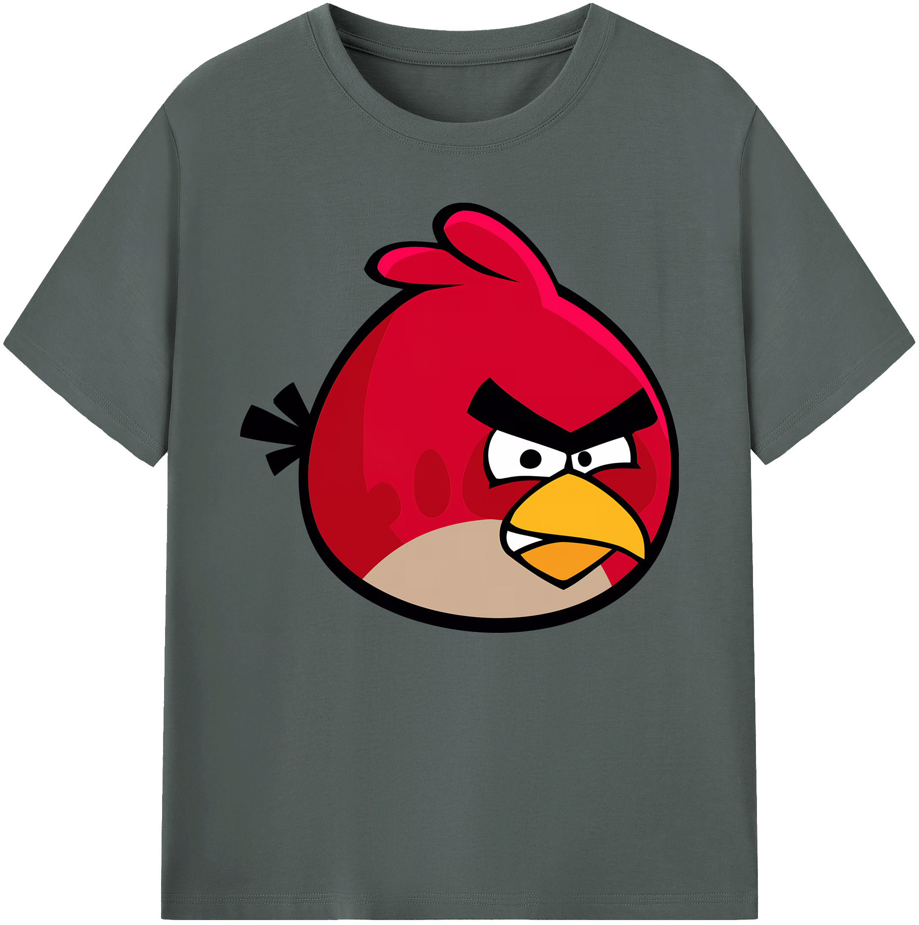 （画像用） Angry Birds アングリーバード 綿100％ メンズ半袖Tシャツ｜肌触りやわらか＆通気性